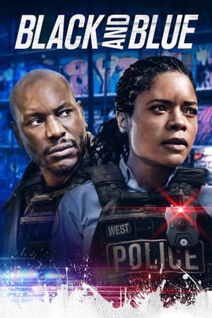 Black and Blue Poster